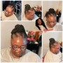 BoxBraids/ shaved sides