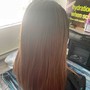 Silk Press (flat iron) w/trim