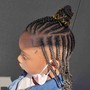 Kid's Braids with design