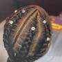 Loc braid down