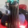 Kid's Braids box braids with natural hair only