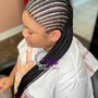 Large Knotless Braids