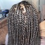 Knotless braids