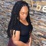 Large knotless braids