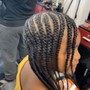 Kid's Braids With Added Hair