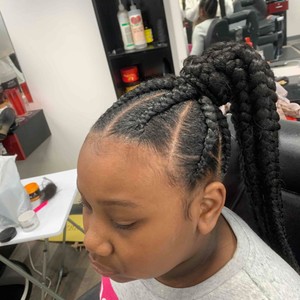 individual braids hairstyles for kids