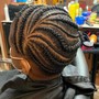 Kids natural braiding under10