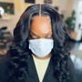 Frontal ponytail / relaxer