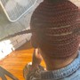 Foundation braids for a sew in