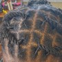 Loc  Two Strand Twist/Up-do