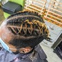 Natural hair Cornrows (No weave)