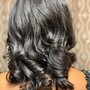 Blowout With Curls