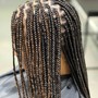 Large knotless Box Braids