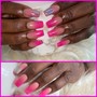 Acrylic Fullset toe - French