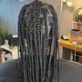 Large Feed-In Knotless Box Braids