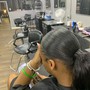 Mens Flat Iron ( pre braid straightening)