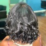 Weave takedown/ Shampoo and Condition Hair Blow dry