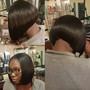 Women's hair trim