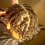 4-6 Braids Natural Hair Half Head