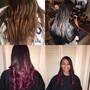 Bonding Hair Extensions, Extension Coloring, Extension Trimming, Glue in Extensions