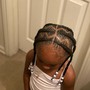 Kid's feed in braids style