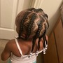 Kid's feed in braids style