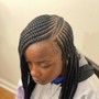 Box braid retouch