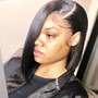 Shampoo and Style with natural (no weave)