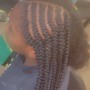 Feed in braids 5-8