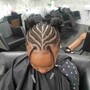 2 strand twist or  comb coils