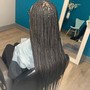 Small Knotless Braids