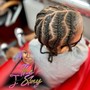 Men's Fade Freestyle Cornrows