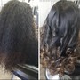 Deep Conditioning and blow dry only