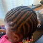 Feed  in braids