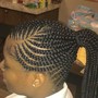 Large feedin ponytail Braids