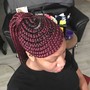 Large feedin ponytail Braids