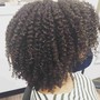 Two strand twists /wet hair