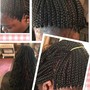 Large feedin ponytail Braids