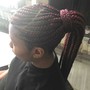 Large feedin ponytail Braids