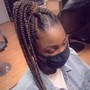 Kids box braids/box braids with natural hair