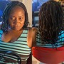 Small midback Kinky Twist