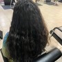 Shampoo, condition, blow dry