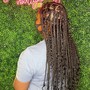 Less than 3 inches braiding fee