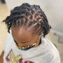 Boys/mens box braids(no hair added)