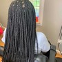 Small Knotless Box Braids