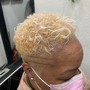 Bleach blond  Single process