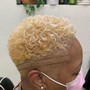 Bleach blond  Single process