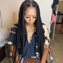 Medium Knotless Braids(Mid Back)