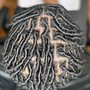 Men's  Braids (top with tapered faded sides)