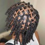 Adult small Loc retwist with basic style